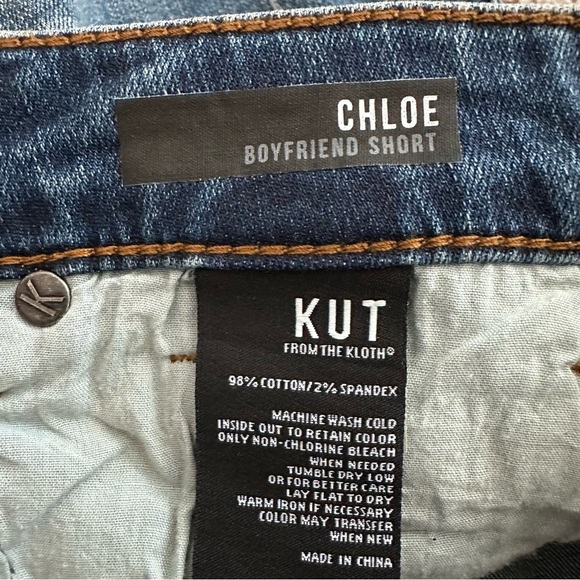 Kut from the Kloth Short Womens Size 2 Chloe Boyfriend Denim - Picture 11 of 13